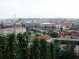 Dech beroucí pohled na Prahu, zatímco scházíme z Pražského hradu na Malou Stranu